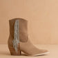 Oasis Society - Women's Rhinestone Fringe Cowboy Western Boot