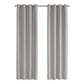 2 Pieces Set Room Darkening Curtain Panels with Grommet - Contemporary Style