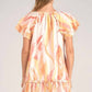 Elan - Amalfi Print Ruffle Dress