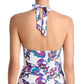 Johnny Was - REVERSIBLE HALTER RUCHED TANKINI