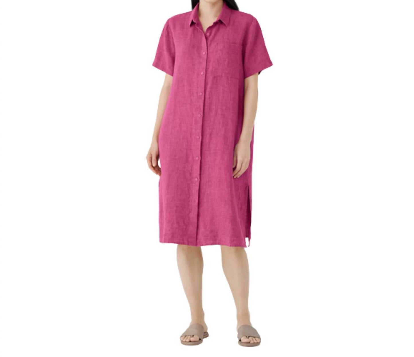 Eileen Fisher - Classic Collar Shirtdress