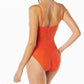 Carmen Marc Valvo - Crochet One Piece Swimsuit