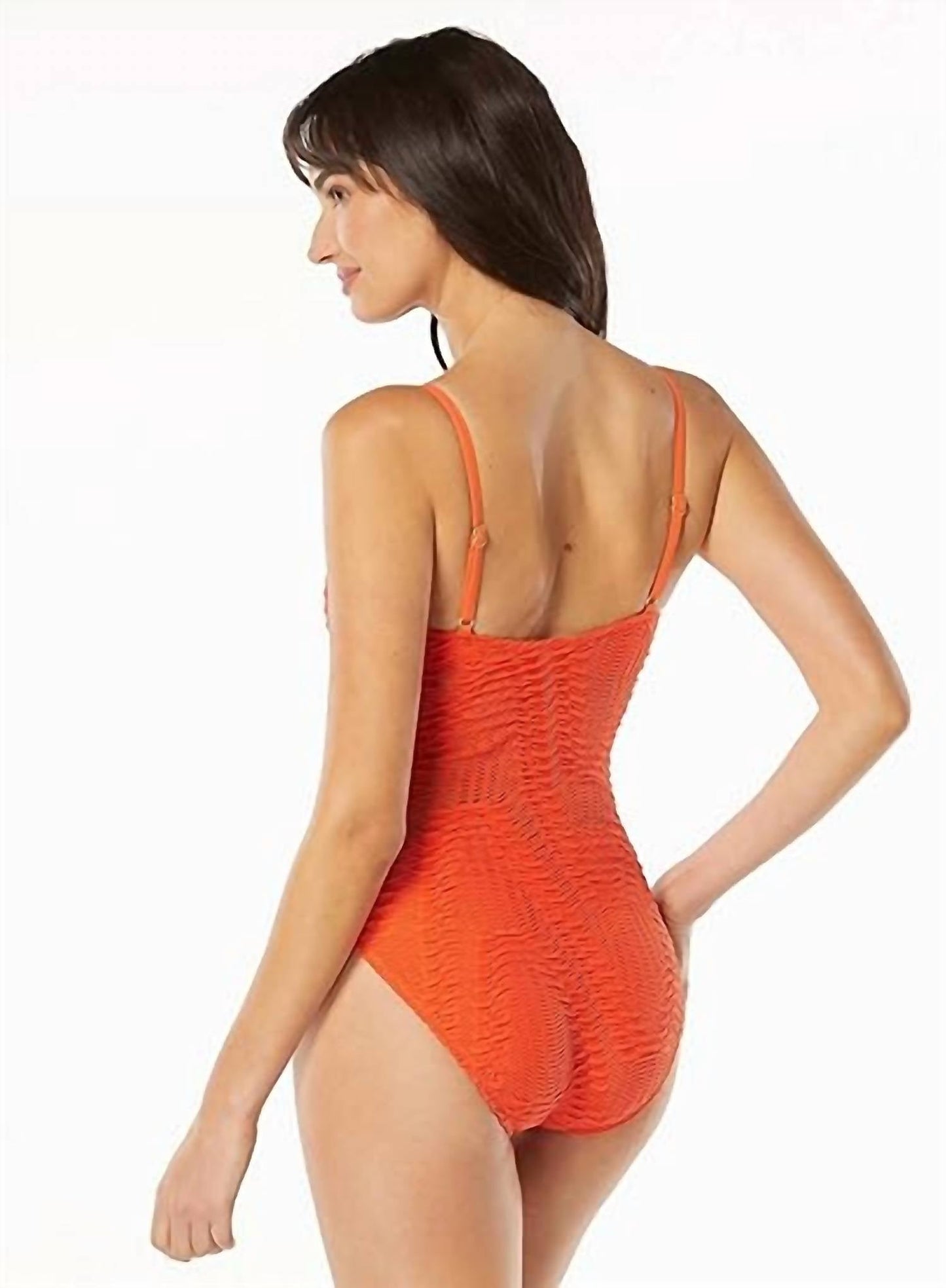 Carmen Marc Valvo - Crochet One Piece Swimsuit