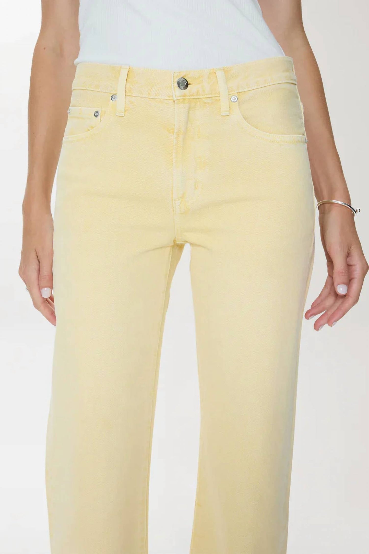 Pistola - Lexi Mid Rise Bowed Straight Jean