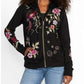 Johnny Was - METALLIC THERMAL ZIP UP HOODIE COLETTE