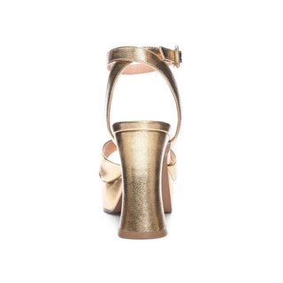 Chinese Laundry - Women's Theena Platform Vegan Leather Disco Ankle Strap Sandal