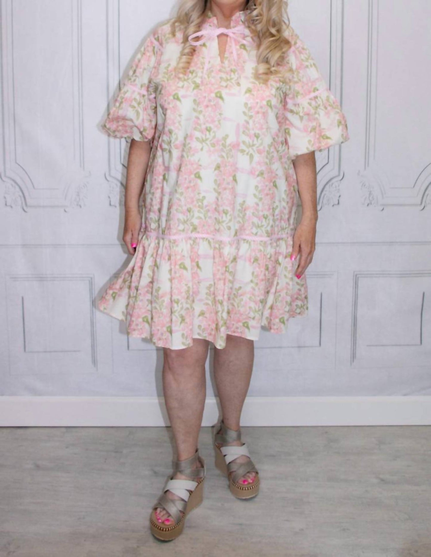 Umgee - Floral Breeze Baby Doll Dress