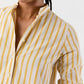 Ann Mashburn - Mandarin Talitha Stripe Poplin Shirtdress