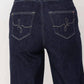 Judy Blue - Geometric Waistband Wide Leg Jean