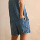 Miou Muse - Venita Button Front Romper