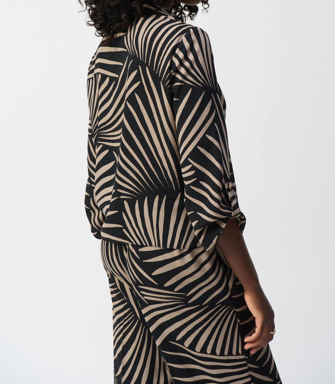 Joseph Ribkoff - Gauze Tropical Print Top
