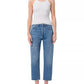 Agolde - 90's Crop Mid Rise Straight Jeans