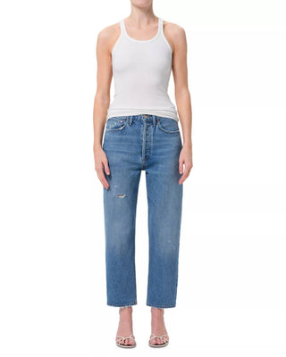Agolde - 90's Crop Mid Rise Straight Jeans