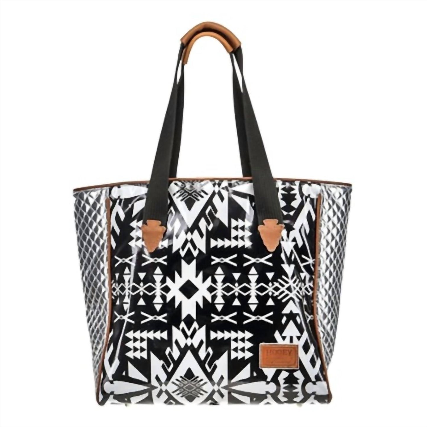 Hooey - Women's Puebla Stone Aztec Pattern Tote Bag