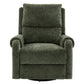 Manual Recliner Massage Chair With Swivel Rocker, 8 Massage Modes, Side Storage Pocket