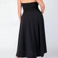The Curve La - Plus Size Knit Tube Maxi Dress With Self Belt