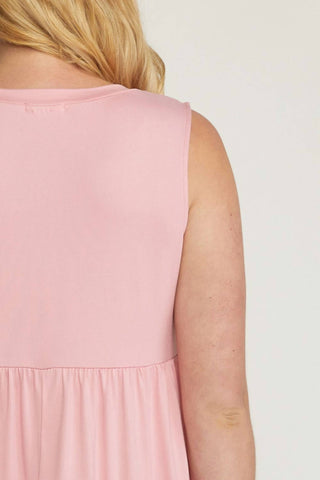 Entro - Ruffle Tiered Short Dress Plus