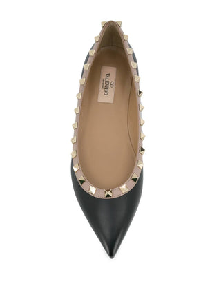 Valentino Garavani - Women's Rockstud Embellished Ballerina Flats