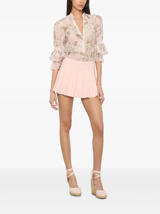 Alice + Olivia - Ilan Cotton Blend Blouse