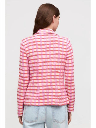 Aldo Martins - Pink Check Knit Jacket