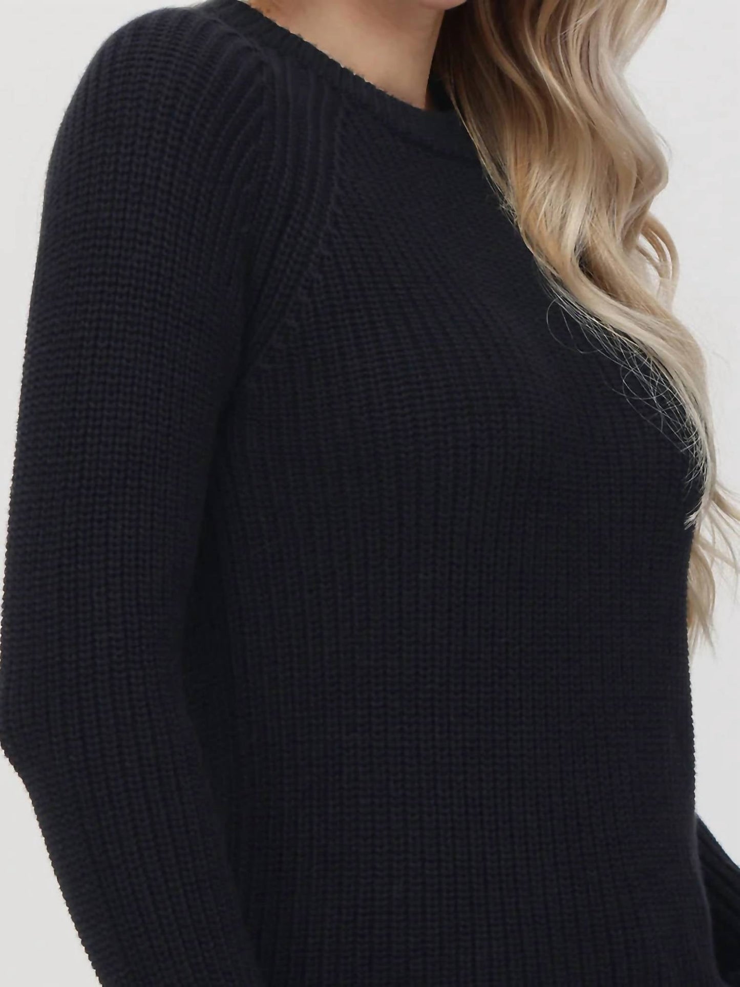 525 America - Jane Cotton Shaker Crewneck Sweater