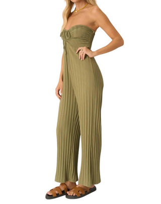 Project Social T - Marseille Strapless Rib Jumpsuit