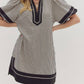 Entro - Pepper Stripe Mini Dress