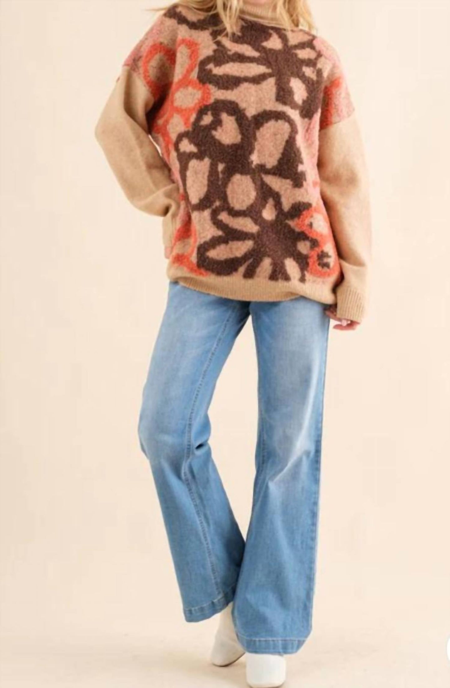 And The Why - Floral Sweater