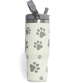 42Pops - Animal Paw Print Stainless Steel Insulated 30 Oz Tumbler