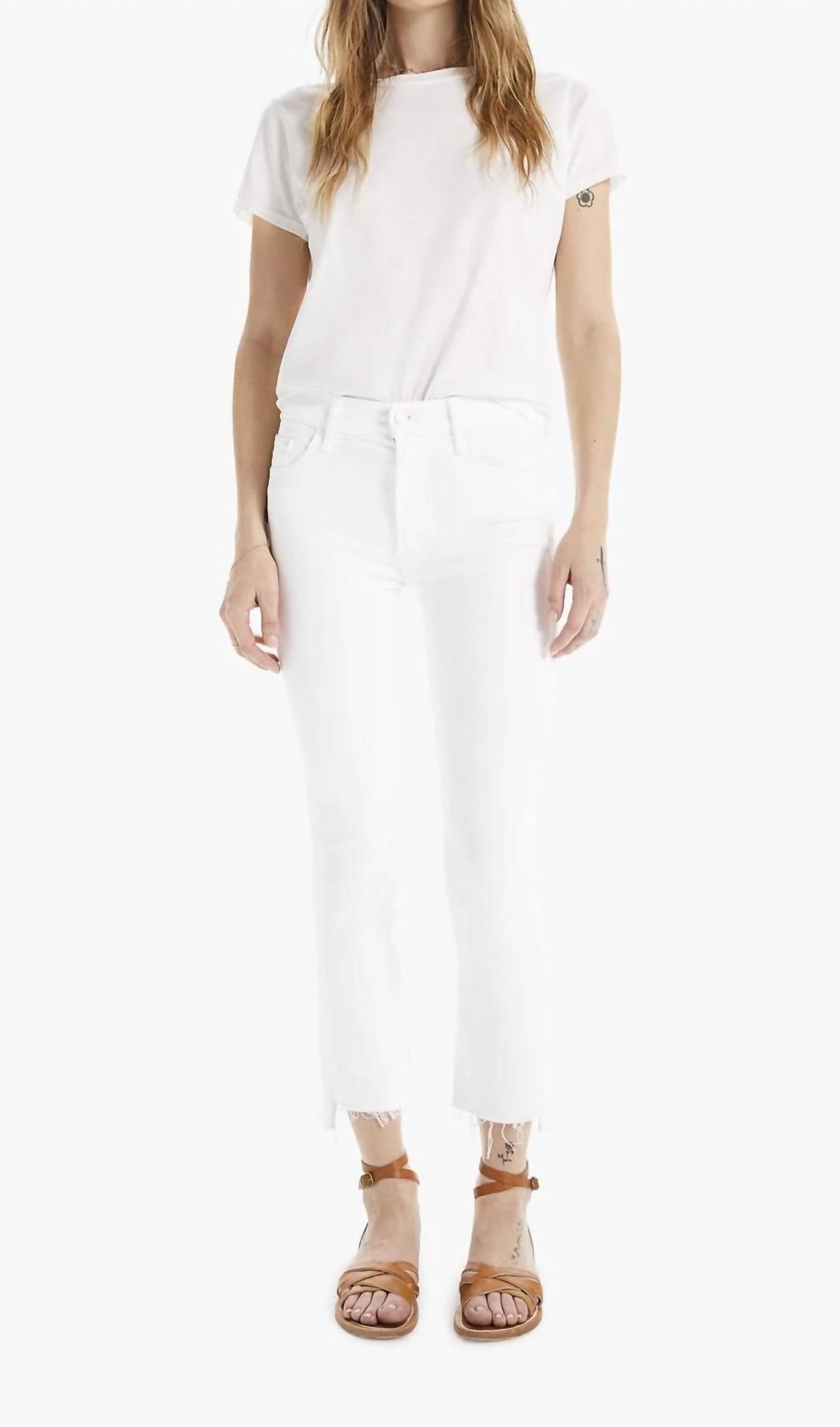 Mother - Insider Crop Step Fray Jeans
