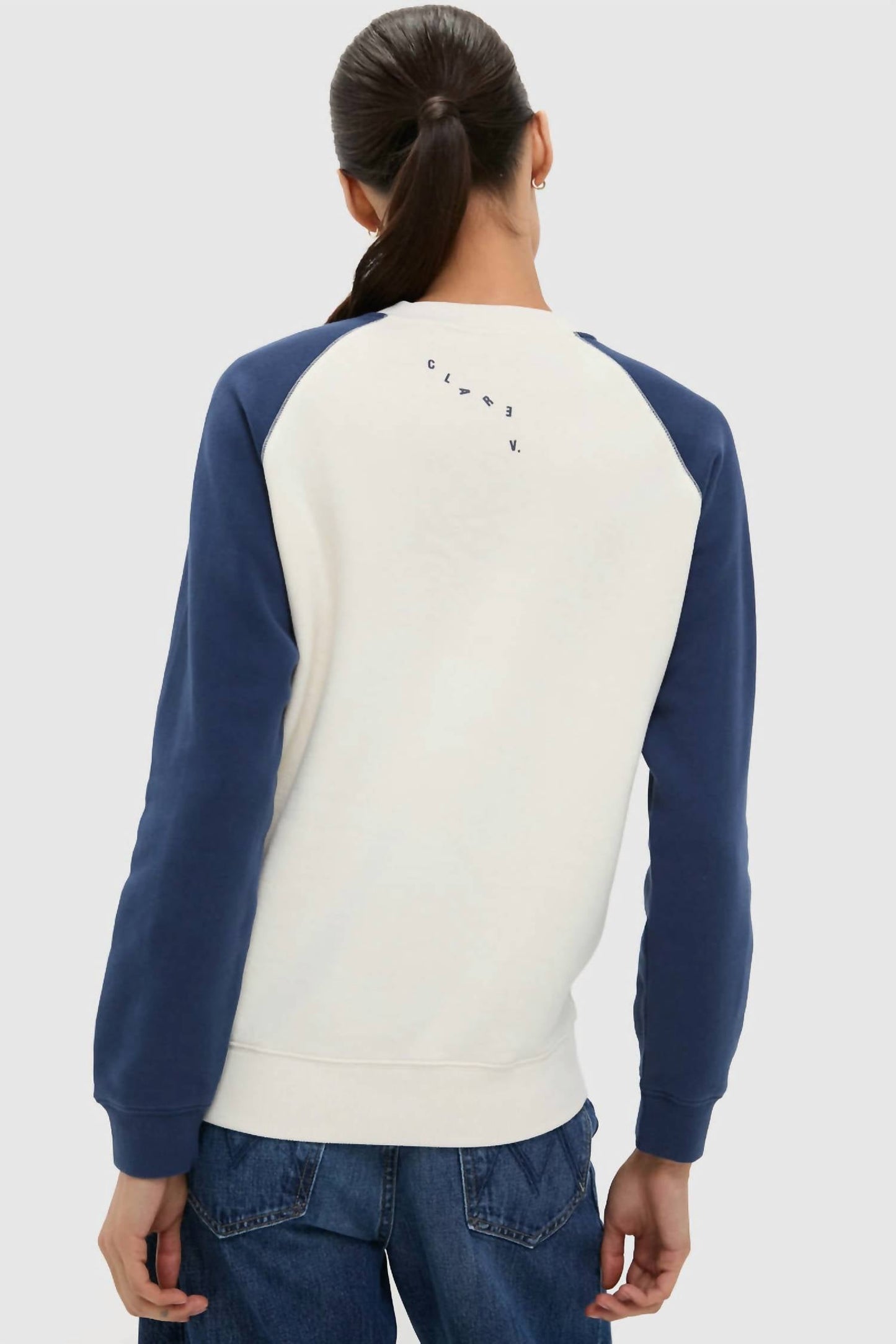 Clare V. - Embroidered Sardine Sweatshirt