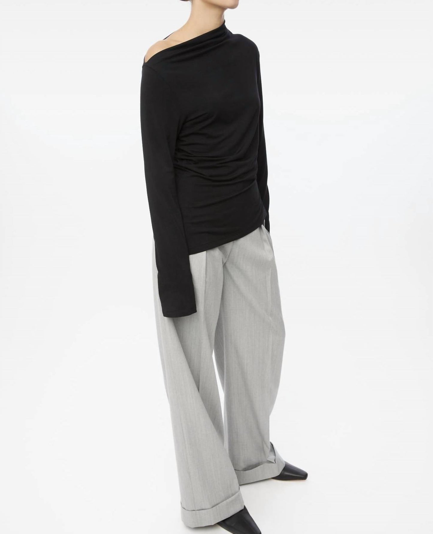 Dāl The Label - Modal Asymmetric Knit Top