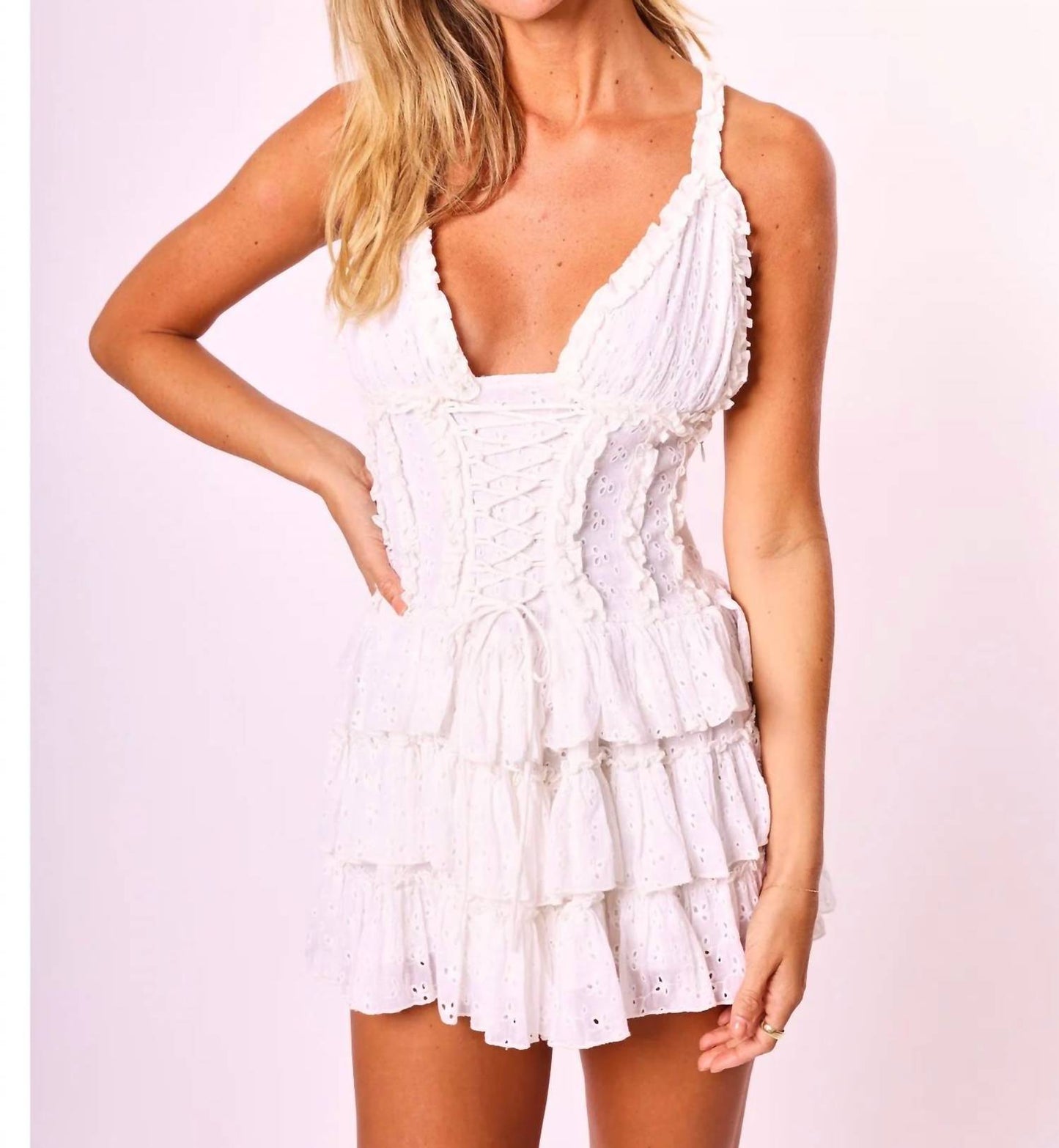 Amy Jane London - Iris Ruffle Mini Dress