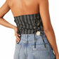 Free People - Striped Halter Vest