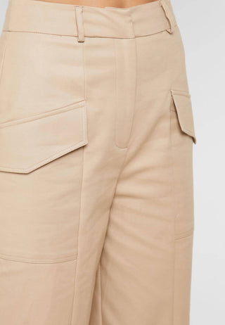 Topshop - High Rise Wide Leg Cropped Utility Pants