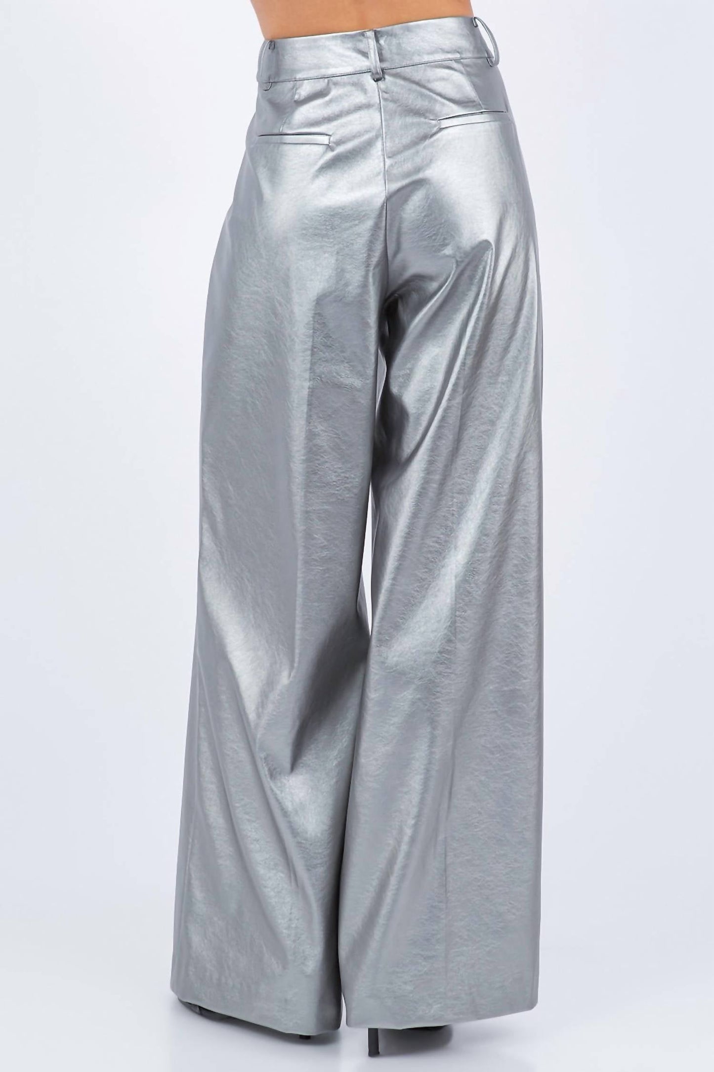 Moda Borboleta - High Waist Wide Leg Pants