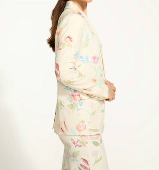 Fdj - Textured Printed Long Sleeves Blazer