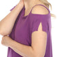 Joseph Ribkoff - Cold-shoulder Asymmetric Shift Dress