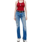Re/Done - HIGH RISE SKINNY BOOT CUT JEAN
