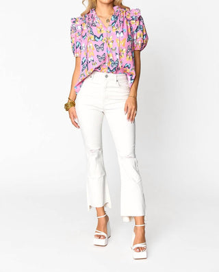 Buddylove - "Come Fly with Me" Butterfly Blouse