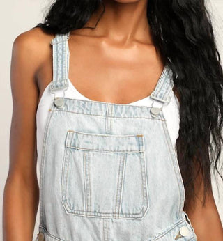 Blanknyc - Mirror Mirror Distressed Short Overalls