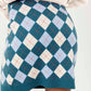 Free People - Argyle Viola Sweater Mini Skirt
