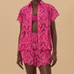 Farm Rio - Seashell Eyelet Shirt