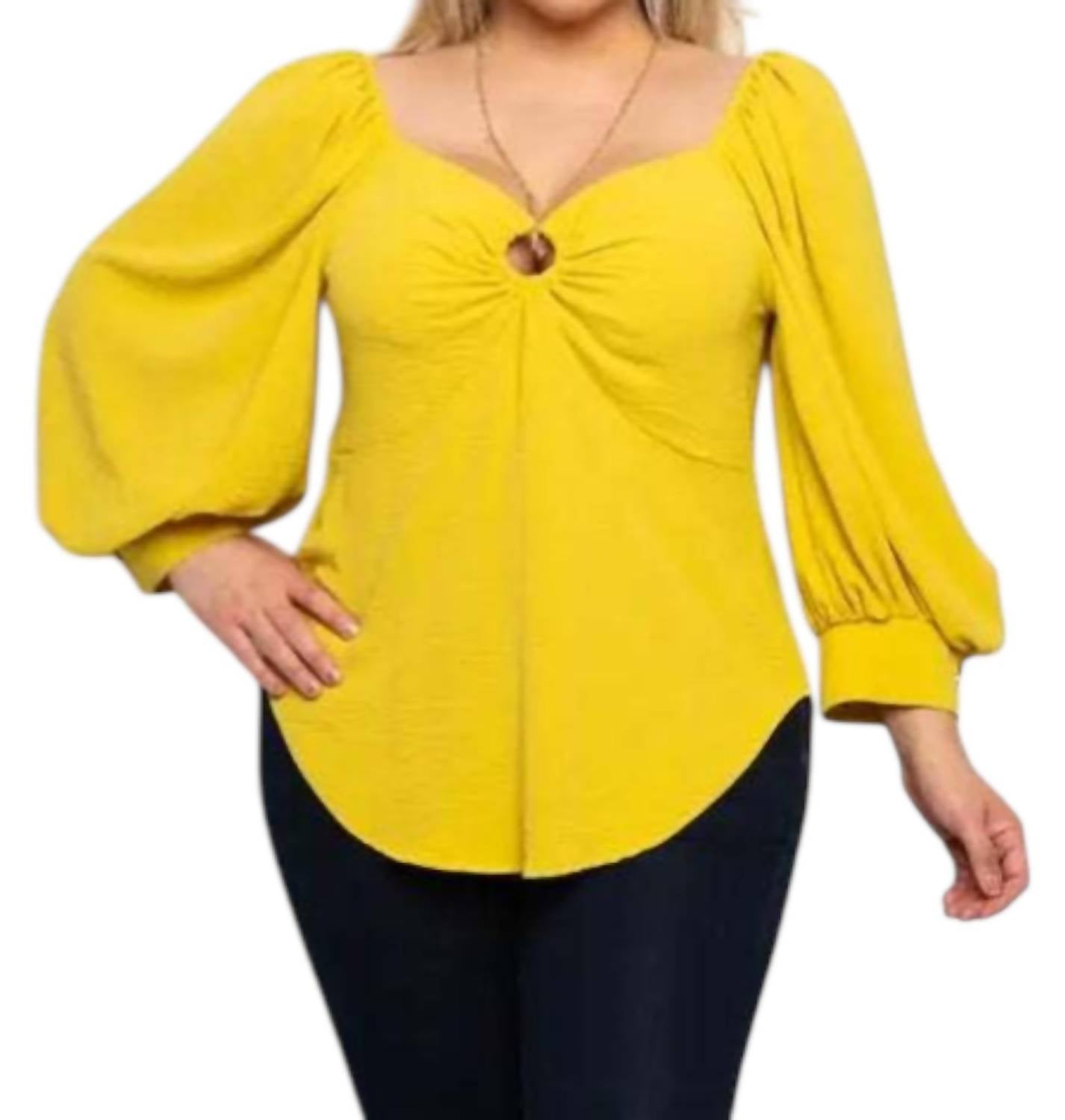 Endless Curves - Sweetheart O Ring Blouse