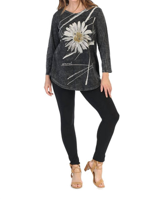 Jess & Jane - Chit Chat Mineral Washed Cotton Top