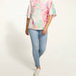 Fdj - Printed 3/4 Sleeves Top