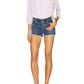 Frame - Hang Short Distressed Jean Shorts