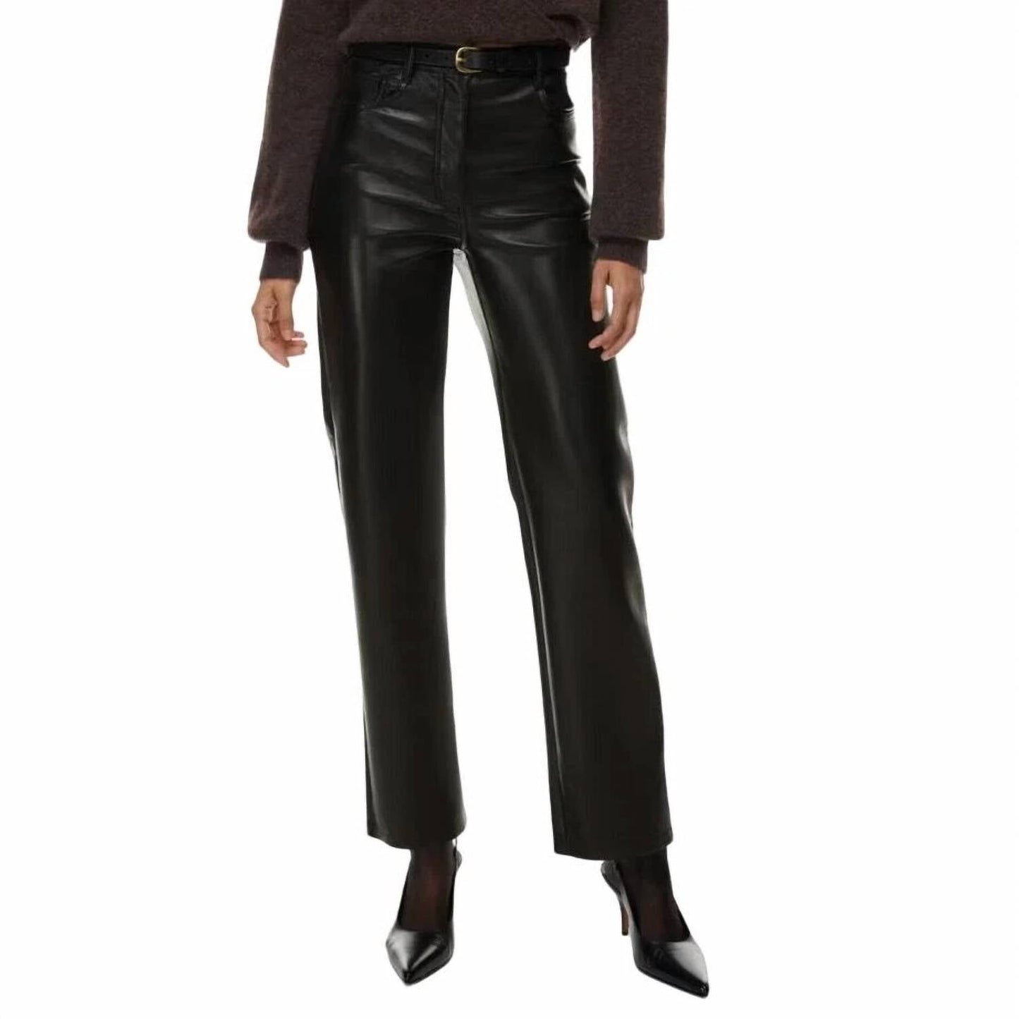 Aritzia Wilfred - Melina Vegan Leather Pants