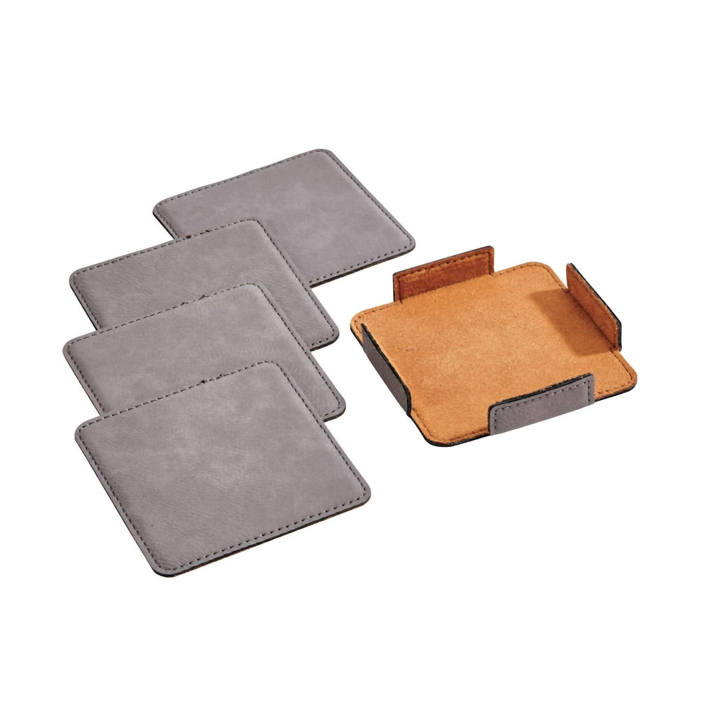 Creative Gifts International - Leatherette Coasters - Set Of 4
