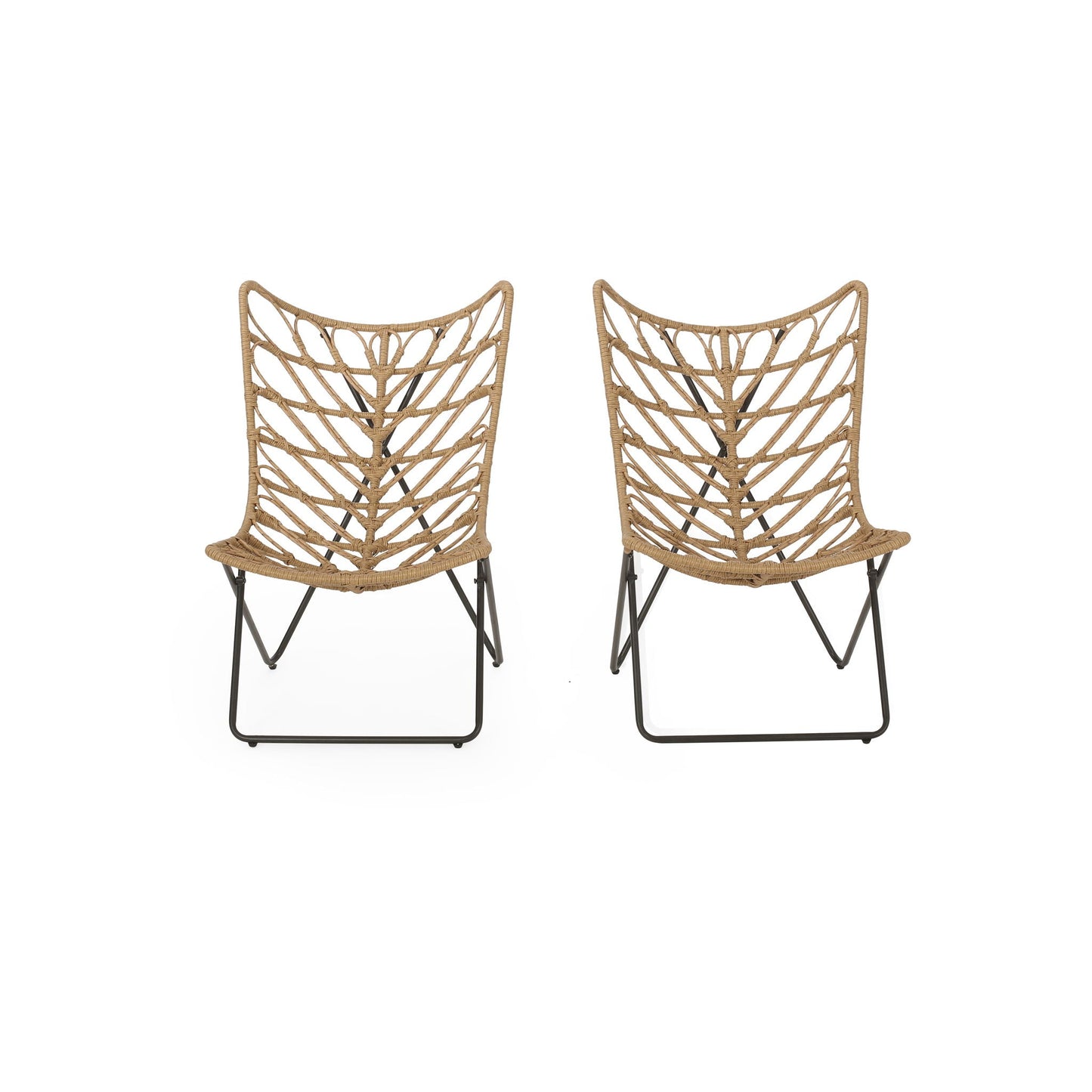 Bryson Light Brown Outdoor Chair Set